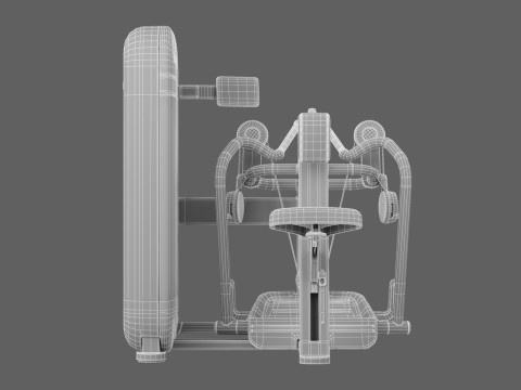 Technogym Artis Low Row Model 3D