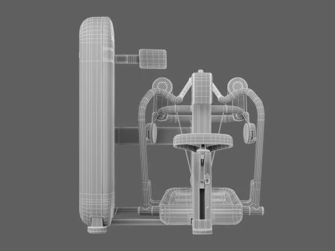 Technogym Artis Low Row 3D Model
