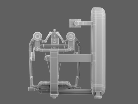 Technogym Artis Low Row Model 3D