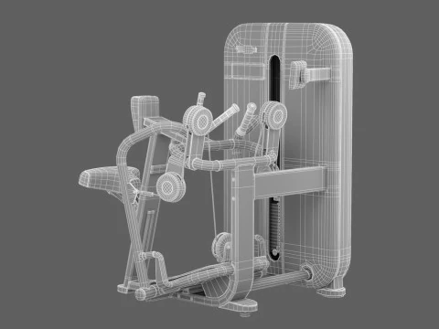 Technogym Artis Low Row 3D Model