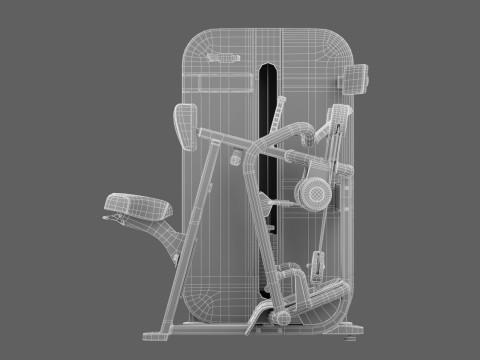 Technogym Artis Low Row Model 3D