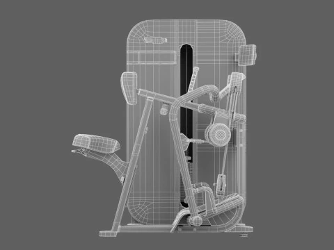 Technogym Artis Low Row 3D Model