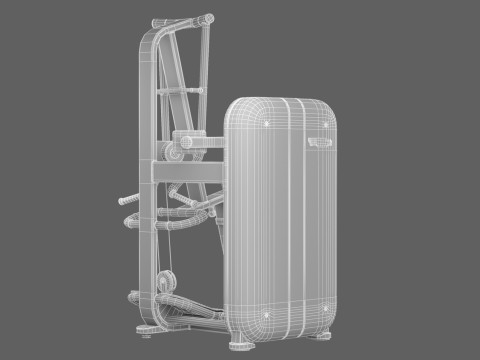 Technogym Artis Rear Delt Row Modelo 3D