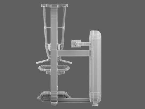 Technogym Artis Rear Delt Row Modelo 3D