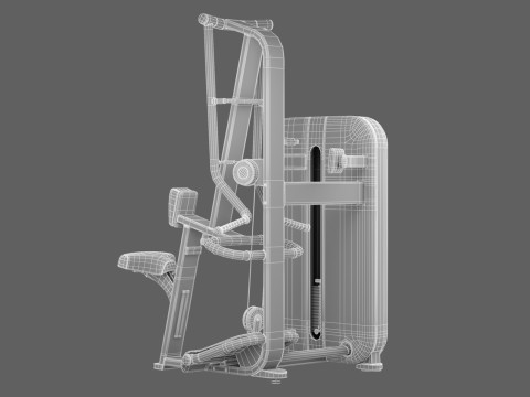 Technogym Artis Rear Delt Row Modelo 3D