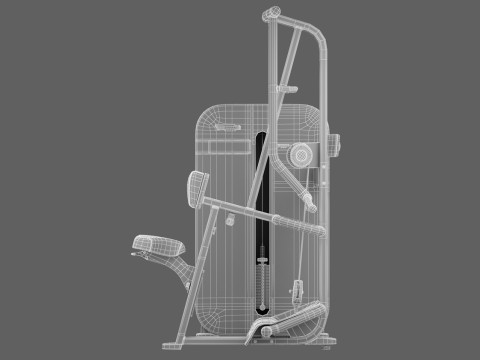 Technogym Artis Rear Delt Row Modelo 3D