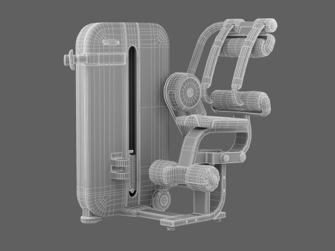 Technogym Artis Total Abdominal 3D Model