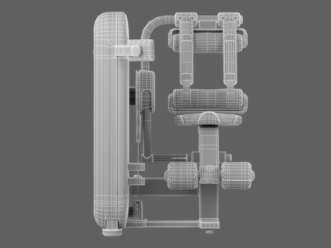 Technogym Artis Total Abdominal 3D Model