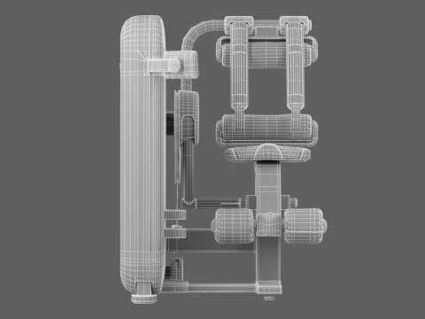 Technogym Artis Total Abdominal 3D Model