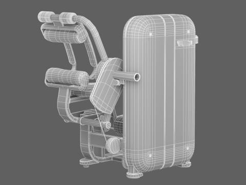 Technogym Artis Total Abdominal 3D Model