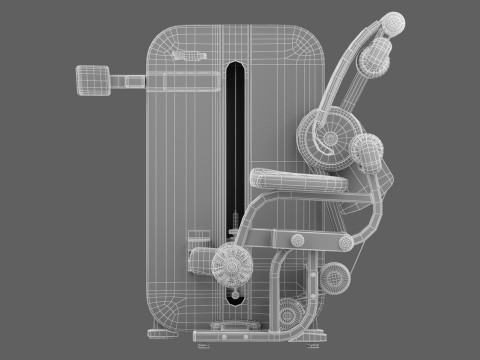 Technogym Artis Total Abdominal 3D Model