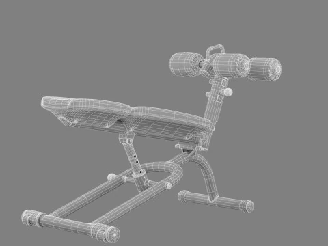 Technogym Crunch Bench 3D Model
