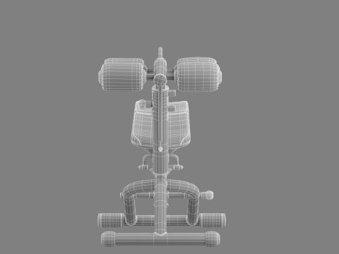 Technogym Crunch Bench 3D-Modell