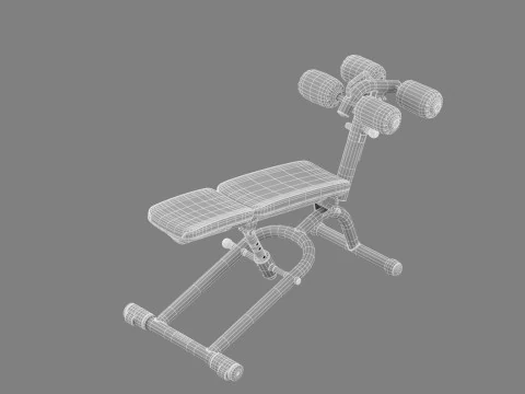 Technogym Crunch Bench 3D Model