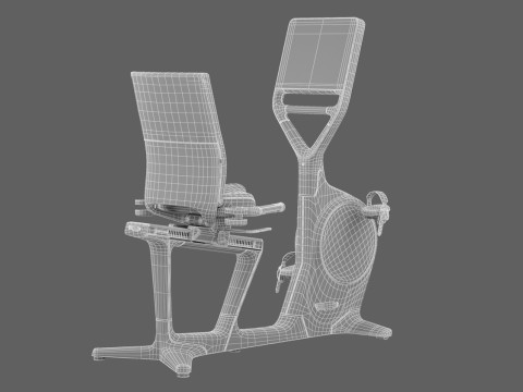 Technogym Recline Personal 3D Model