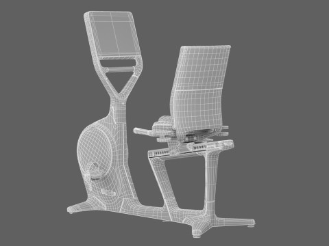 Technogym Recline Personal 3D Model
