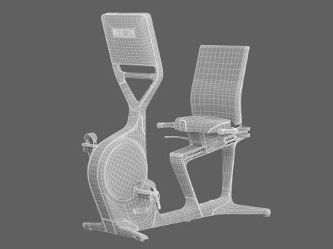Technogym Recline Personal 3D Model