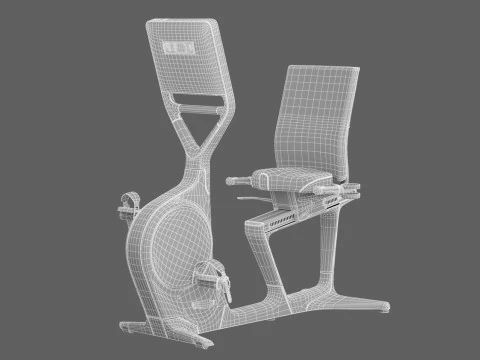 Technogym Recline Personal 3D Model