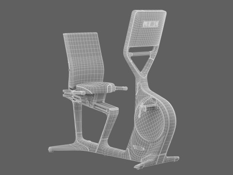 Technogym Recline Personal 3D Model
