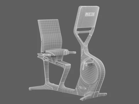 Technogym Recline Personal 3D Model
