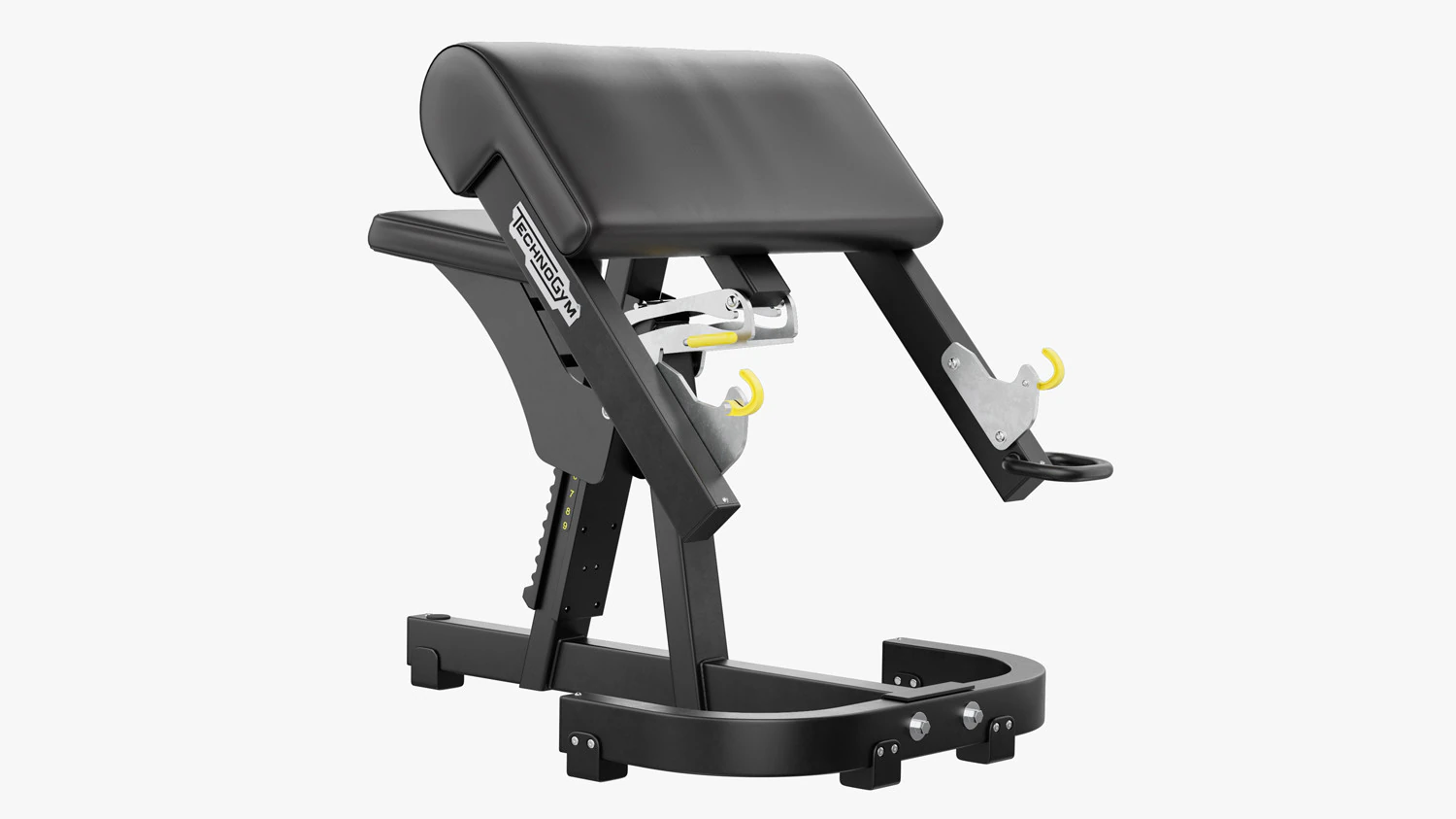Technogym Scott Bench Pure 3D Model .c4d .max .obj .3ds .fbx .stl .blend 
