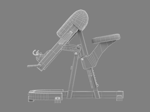 Technogym Scott Bench Pure 3D Model