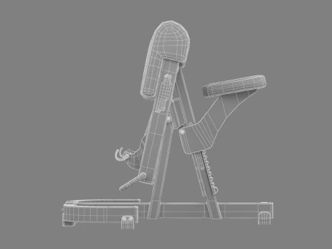 Technogym Scott Bench Pure 3D Model
