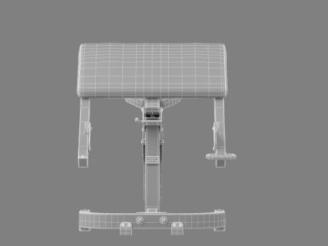 Technogym Scott Bench Pure 3D Model