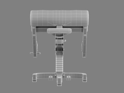 Technogym Scott Bench Pure Modello 3D