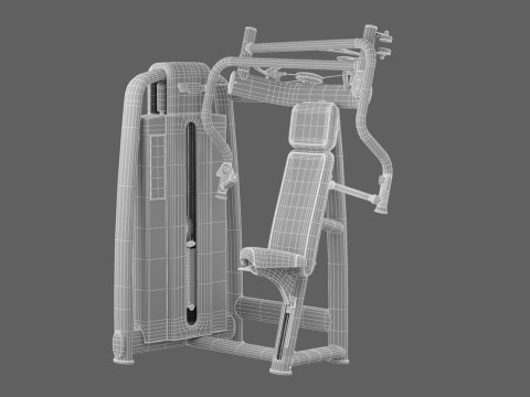 Technogym Selection 700 - Chest Press 3D Модель