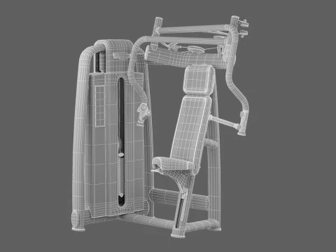 Technogym Selection 700 - Chest Press 3D Model
