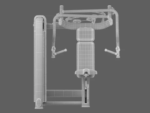 Technogym Selection 700 - Chest Press 3D Model