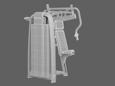 Technogym Selection 700 - Chest Press 3D Модель