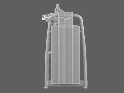 Technogym Selection 700 - Chest Press 3D Model