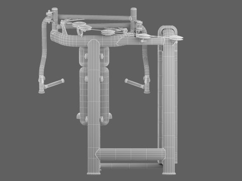Technogym Selection 700 - Chest Press 3D Модель