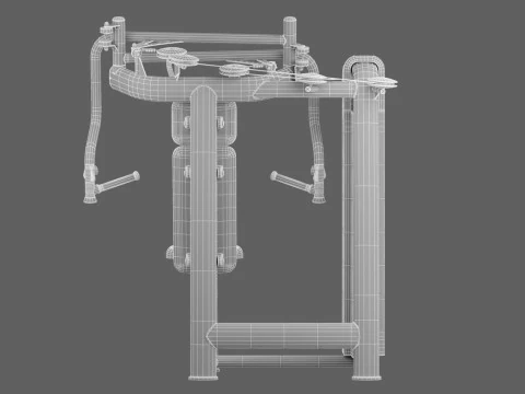 Technogym Selection 700 - Chest Press 3D Model