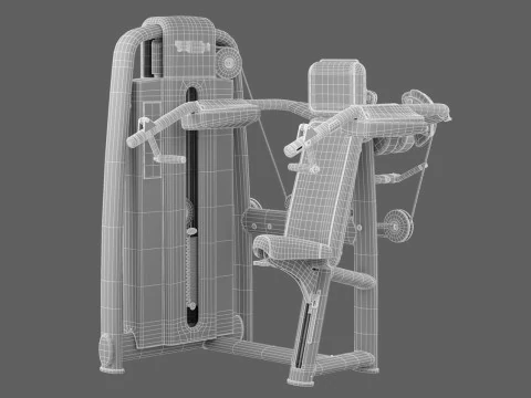Technogym Selection 700 - Delts Machine 3D Model