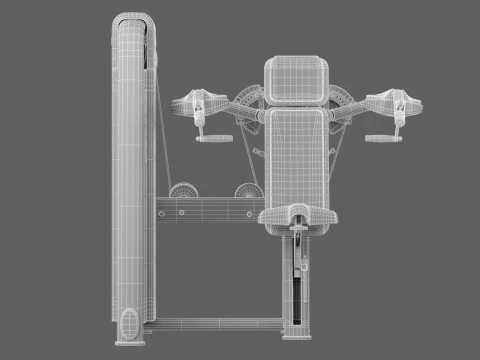 Technogym Selection 700 - Delts Machine 3D Model