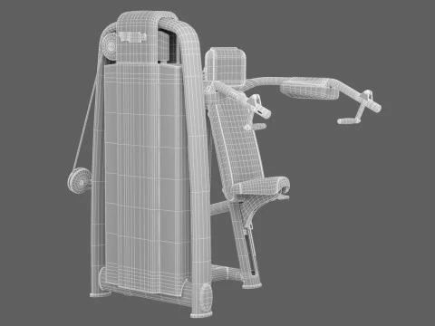 Technogym Selection 700 - Delts Machine 3D Model