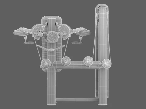 Technogym Selection 700 - Delts Machine 3D Model