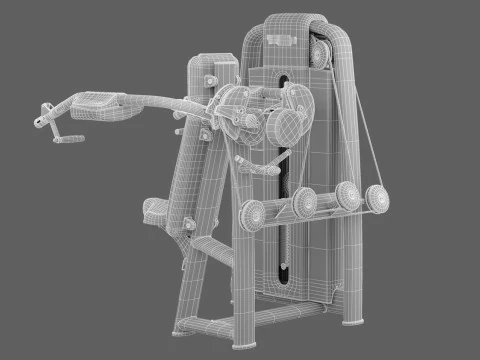 Technogym Selection 700 - Delts Machine 3D Model