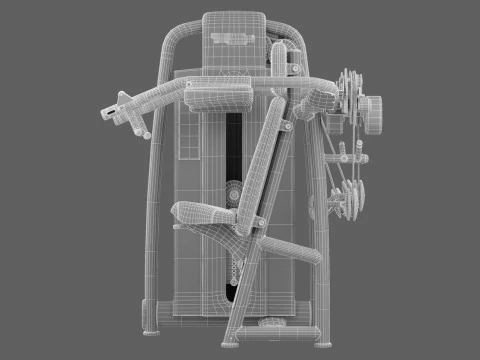 Technogym Selection 700 - Delts Machine 3D Model