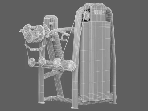 Technogym Selection 700 - Delts Machine 3D Model