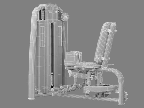 Technogym Selection 700 - Dual Add-Abductor 3D Model