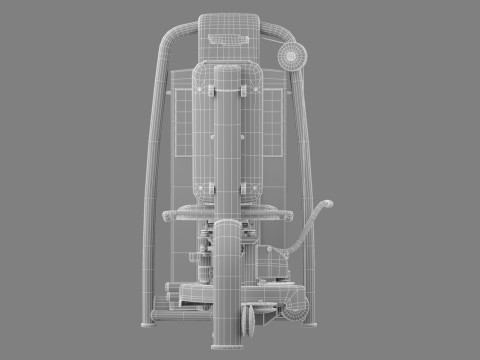 Technogym Selection 700 - Dual Add-Abductor 3D-Modell