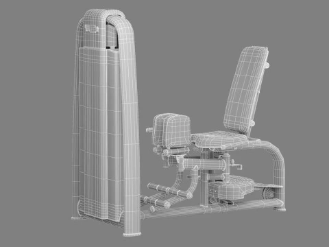 Technogym Selection 700 - Dual Add-Abductor 3D Model