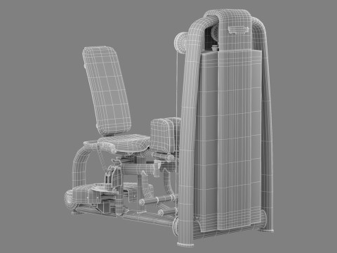 Technogym Selection 700 - Dual Add-Abductor 3D-Modell