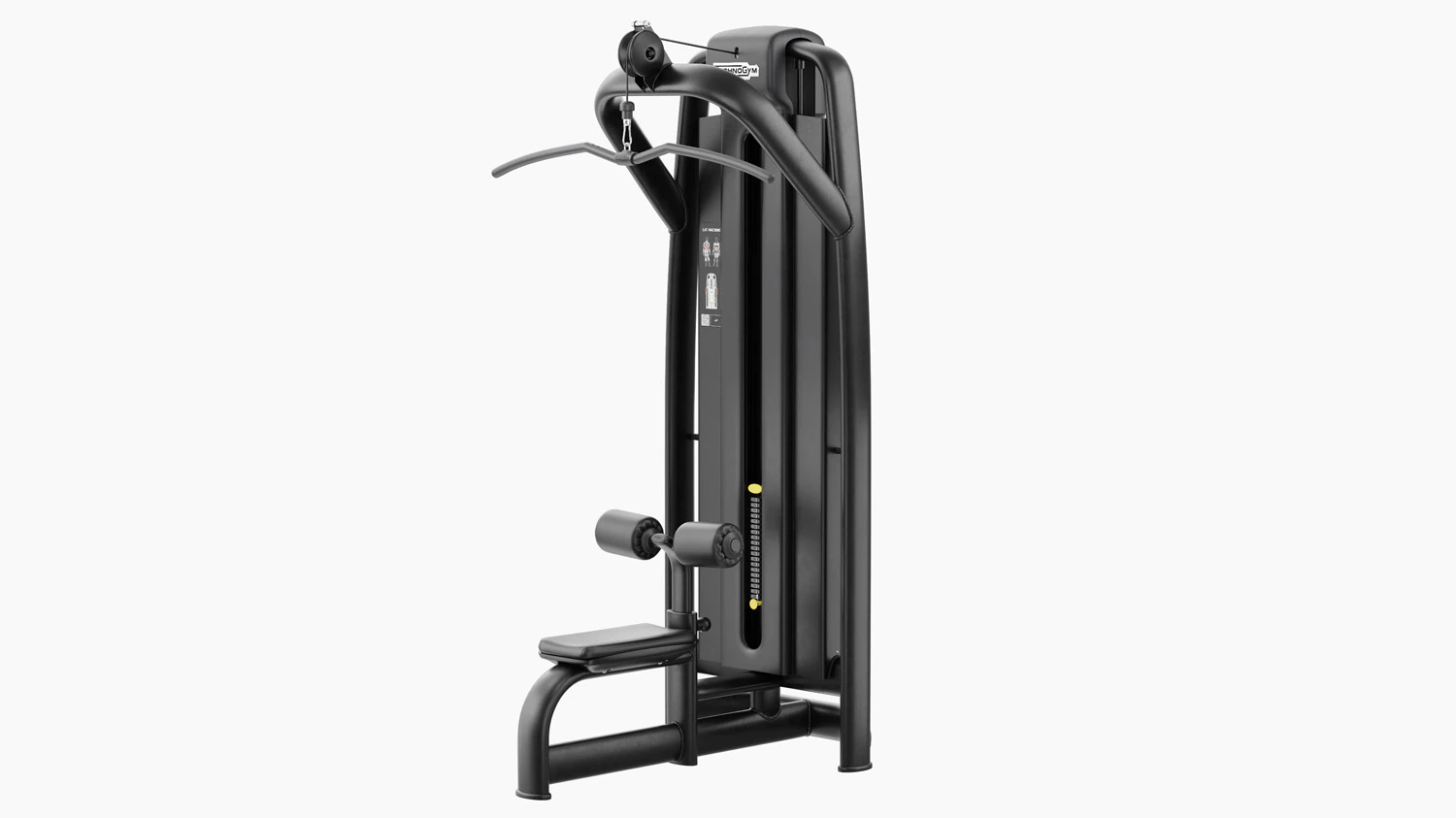 Technogym Selection 700 - Lat Machine 3D Model .c4d .max .obj .3ds .fbx .stl .blend 