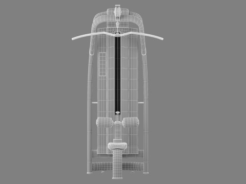 Technogym Selection 700 - Lat Machine 3D Model