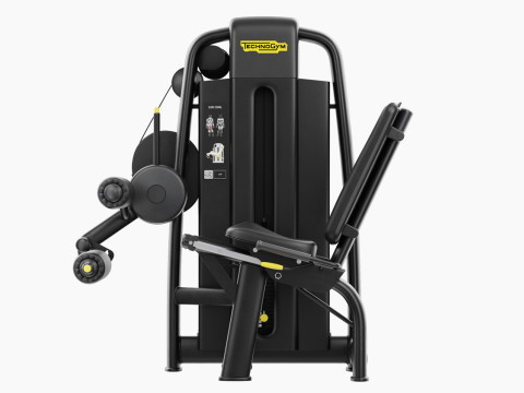 Technogym Selection 700 - Leg Curl Modello 3D